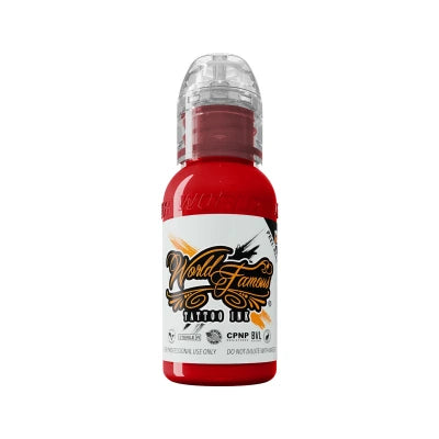 World Famous Ink - Sailor Jerry RED 30ml (1oz) - Tattoo Boutique